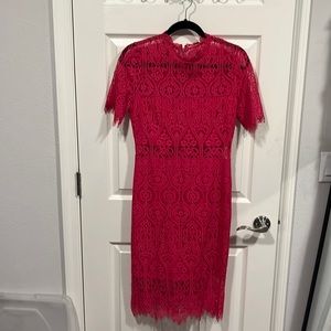 Hot pink lulus dress